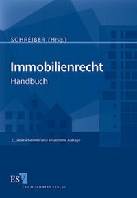 Enlarge image Cover: Immobilienrecht - Erich Schmidt Verlag