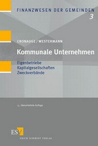 Bild: Kommunale Unternehmen - Erich Schmidt Verlag