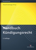 Cover: Handbuch K&uuml;ndigungsrecht - Deutscher Anwaltverlag