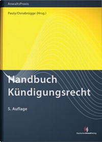 Abbildung von: Handbuch Kündigungsrecht - Deutscher Anwaltverlag