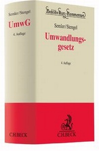 Abbildung von: Umwandlungsgesetz: UmwG - C.H.BECK