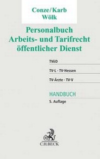 Abbildung von: Personalbuch Arbeits- und Tarifrecht öffentlicher Dienst - C.H.BECK