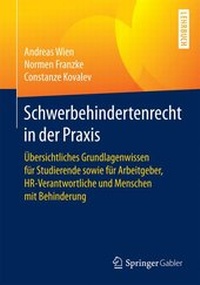 Abbildung von: Schwerbehindertenrecht in der Praxis - Springer Gabler
