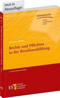 Abbildung von: Rechte und Pflichten in der Berufsausbildung - Erich Schmidt Verlag