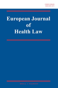 Abbildung von: European Journal of Health Law - Brill | Nijhoff