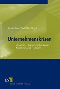 Cover: Unternehmenskrisen - Erich Schmidt Verlag
