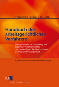 Abbildung von: Handbuch des arbeitsgerichtlichen Verfahrens - Erich Schmidt Verlag
