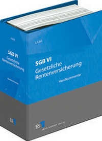 Abbildung von: SGB VI Gesetzliche Rentenversicherung - Erich Schmidt Verlag