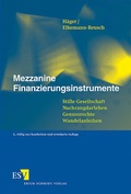 Cover: Mezzanine Finanzierungsinstrumente - Erich Schmidt Verlag