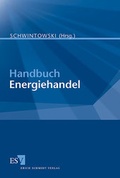 Cover: Handbuch Energiehandel - Erich Schmidt Verlag