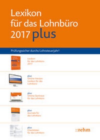 Abbildung von: Lexikon für das Lohnbüro 2017 plus - Rehm