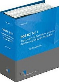 Abbildung von: SGB IX - Teil 1: Regelungen für behinderte und von Behinderung bedrohte Menschen - Erich Schmidt Verlag