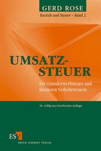 Abbildung von: Umsatzsteuer - Erich Schmidt Verlag