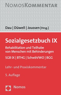 Abbildung von: Sozialgesetzbuch IX - Nomos