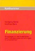 Cover: Finanzierung - Kohlhammer