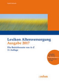 Abbildung von: Lexikon Altersversorgung 2017 - Rehm