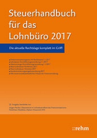 Abbildung von: Steuerhandbuch für das Lohnbüro 2017 - Rehm