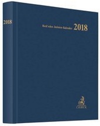 Abbildung von: Beck'scher Juristen-Kalender 2018 - C.H.BECK