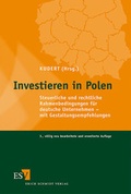 Cover: Investieren in Polen - Erich Schmidt Verlag