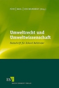 Abbildung von: Umweltrecht und Umweltwissenschaft - Erich Schmidt Verlag