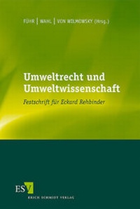Abbildung von: Umweltrecht und Umweltwissenschaft - Erich Schmidt Verlag