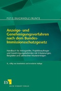Abbildung von: Anzeige- und Genehmigungsverfahren nach dem Bundes-Immissionsschutzgesetz - Erich Schmidt Verlag