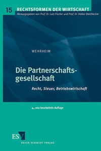 Abbildung von: Die Partnerschaftsgesellschaft - Erich Schmidt Verlag