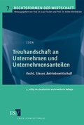 Cover: Treuhandschaft an Unternehmen und Unternehmensanteilen - Erich Schmidt Verlag