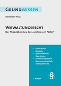 Cover: Grundwissen Verwaltungsrecht - Hemmer-W&uuml;st