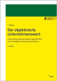 Abbildung von: Der objektivierte Unternehmenswert - NWB