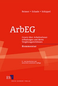 Abbildung von: ArbEG - Erich Schmidt Verlag