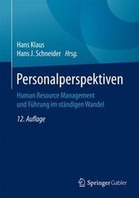 Abbildung von: Personalperspektiven - Springer Gabler