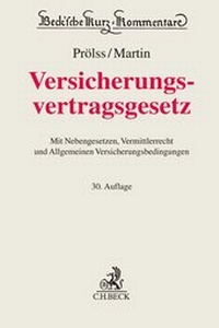 Abbildung von: Versicherungsvertragsgesetz: VVG - C.H.BECK