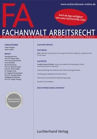 Abbildung von: FA - Fachanwalt Arbeitsrecht - Luchterhand
