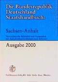 Cover: Staatshandbuch Sachsen-Anhalt 2000 - Carl Heymanns Verlag