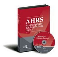 Enlarge image Cover: AHRS Arzthaftpflicht-Rechtsprechung digital - Erich Schmidt Verlag