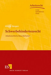 Abbildung von: Schwerbehindertenrecht - Erich Schmidt Verlag