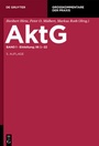 Cover: Aktiengesetz: AG - De Gruyter