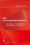 Cover: Der Versorgungsausgleich - Erich Schmidt Verlag