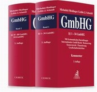 Abbildung von: Kommentar zum Gesetz betreffend die Gesellschaften mit beschränkter Haftung (GmbH-Gesetz) - C.H.BECK