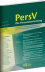 Cover: Die Personalvertretung - PersV - Erich Schmidt Verlag