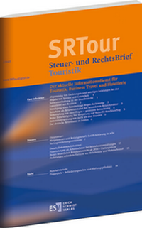 Abbildung von: Steuer- und RechtsBrief Touristik - SRTour - Erich Schmidt Verlag