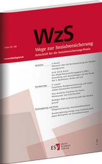Abbildung von: Wege zur Sozialversicherung - WzS - Erich Schmidt Verlag