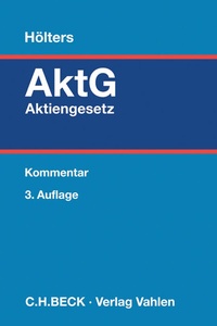 Abbildung von: Aktiengesetz: AktG - Vahlen