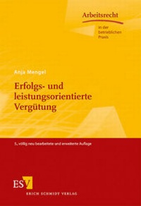 Abbildung von: Erfolgs- und leistungsorientierte Vergütung - Erich Schmidt Verlag