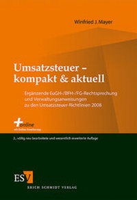 Abbildung von: Umsatzsteuer - kompakt & aktuell - Erich Schmidt Verlag