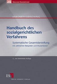 Abbildung von: Handbuch des sozialgerichtlichen Verfahrens - Erich Schmidt Verlag