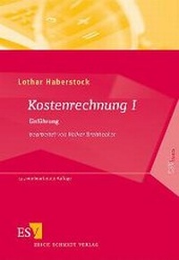 Abbildung von: Kostenrechnung I - Erich Schmidt Verlag