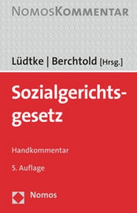 Abbildung von: Sozialgerichtsgesetz - Nomos