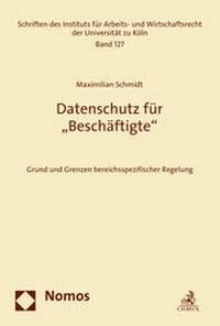 Abbildung von: Datenschutz für "Beschäftigte" - Nomos